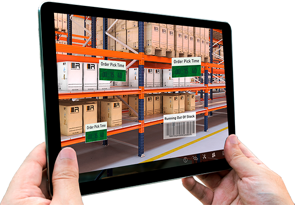 visualizacion del producto en una tablet con realidad aumentada